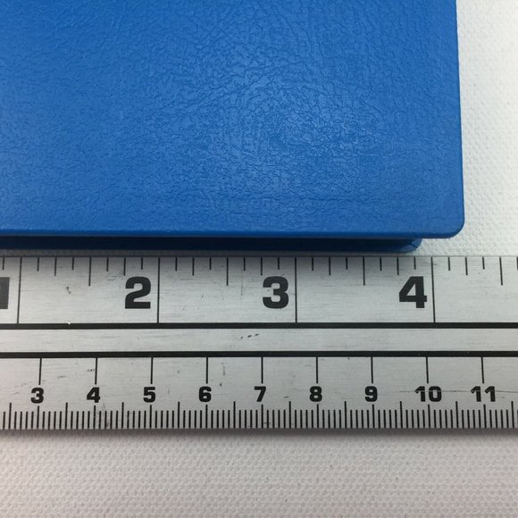 SRW Micro/5 Disk Diskette ComPak Case Blue Plastic Cover Spine Label - Picture 7 of 7